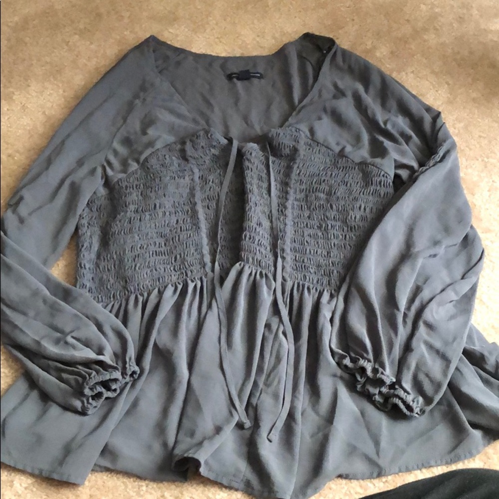 American Eagle blouse with built in tank.